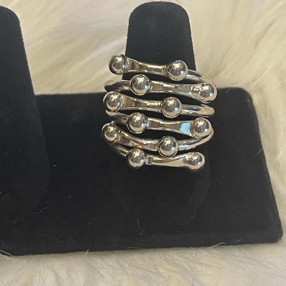 Sterling silver galaxy ring